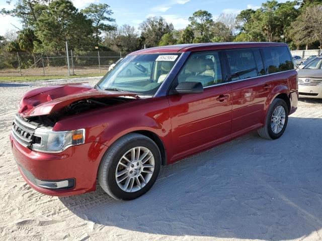 FORD FLEX SEL 2013 red  gas 2FMGK5C87DBD00643 photo #1