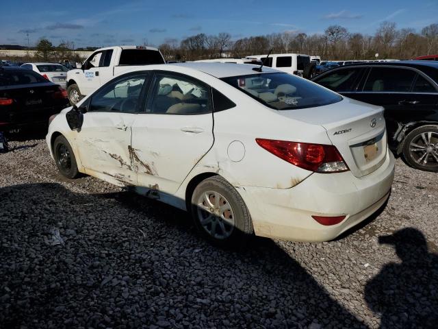  HYUNDAI ACCENT 2014 Білий