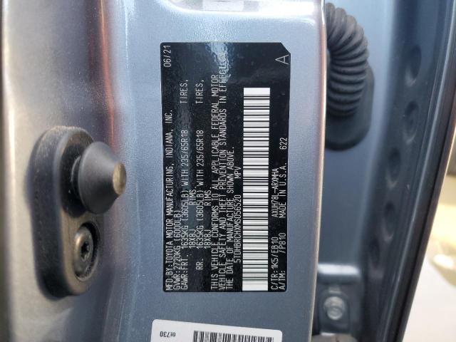 VIN 5TDHBRCHXMS056520 2021 Toyota Highlander, Hybri... no.13