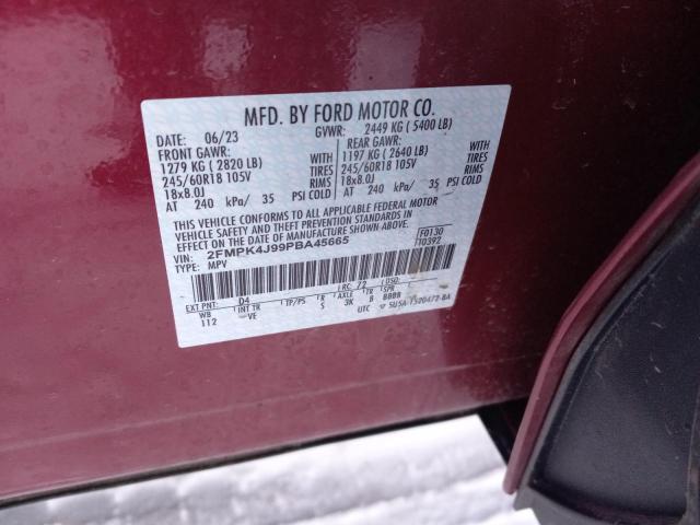 2FMPK4J99PBA45665 2023 FORD EDGE, photo no. 13