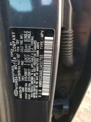 2020 HYUNDAI KONA SEL P - KM8K62AA6LU450755