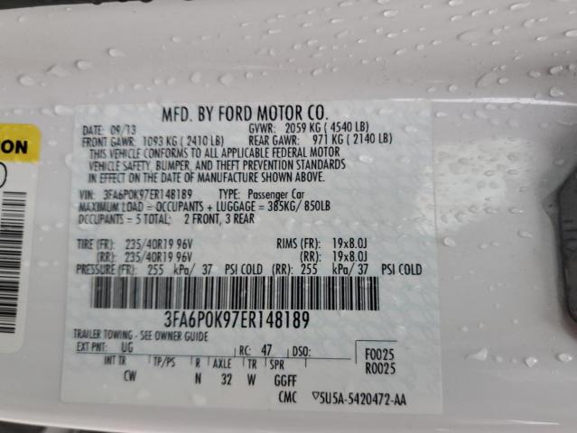 3FA6P0K97ER148189 | 2014 FORD FUSION TIT