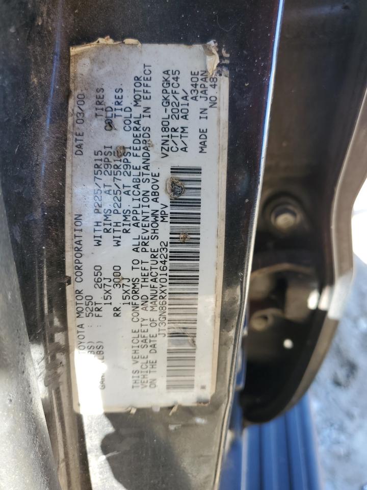JT3GN86RXY0164232 2000 Toyota 4Runner Sr5