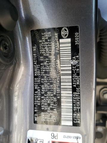 2016 TOYOTA CAMRY LE - 4T1BF1FK9GU146658