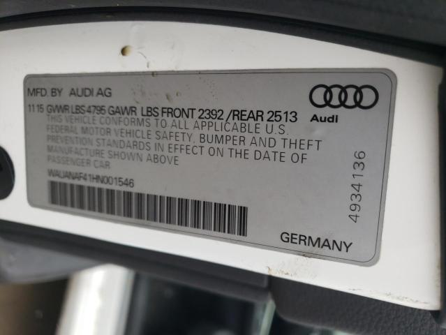 WAUANAF41HN001546 2017 AUDI A4 - Image 12