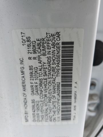 1HGCV1F41JA026862 | 2018 HONDA ACCORD EX