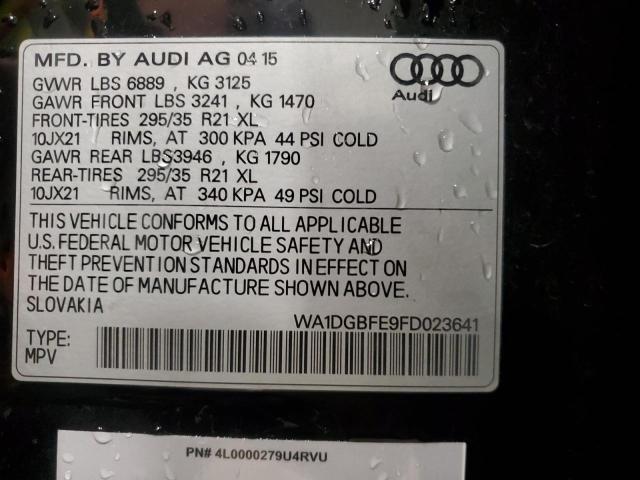 WA1DGBFE9FD023641 2015 AUDI Q7 - Image 13