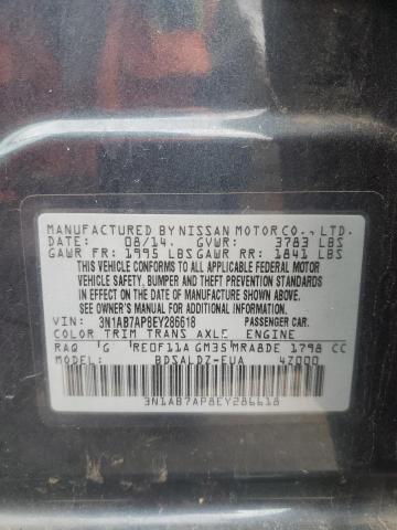 3N1AB7AP8EY286618 | 2014 NISSAN SENTRA S