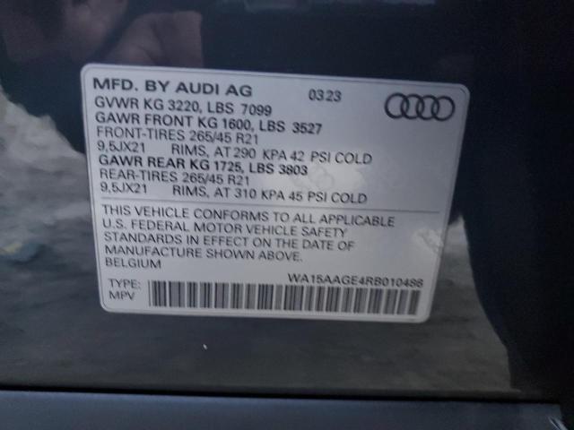 2024 AUDI Q8 E-TRON WA15AAGE4RB010486