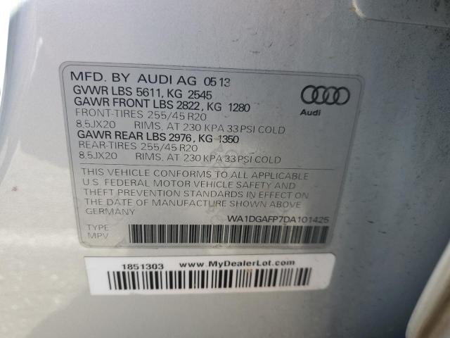 VIN WA1DGAFP7DA101425 2013 Audi Q5, Premium Plus no.14