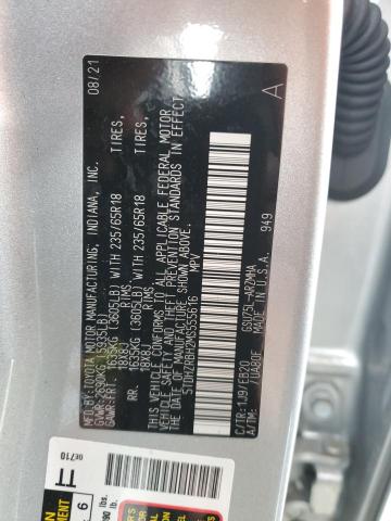 VIN 5TDHZRBH2MS555616 2021 Toyota Highlander, Xle no.13