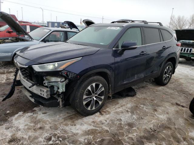 VIN 5TDGZRBH7NS589435 2022 Toyota Highlander, Xle no.1