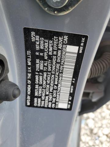 2021 HONDA CIVIC SPOR SHHFK7H43MU204415