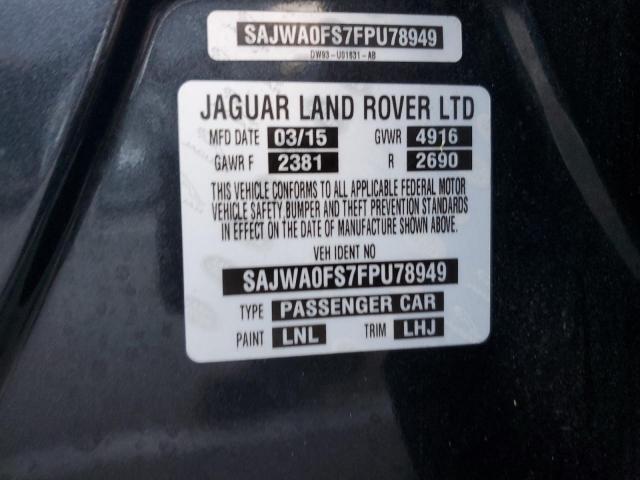 Lot #2339963195 2015 JAGUAR XF 2.0T PR salvage car