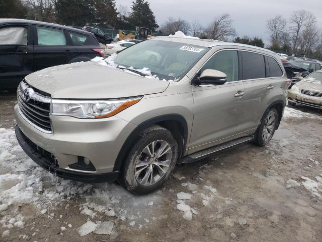 VIN 5TDJKRFH3FS161898 2015 Toyota Highlander, Xle no.1