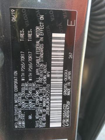 VIN 4JGDA5GB9GA633549 2019 TOYOTA 4RUNNER no.13