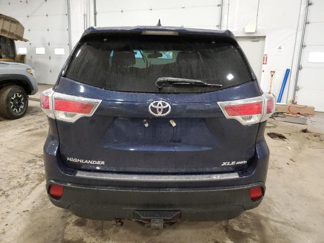 VIN 5TDJKRFH0FS205596 2015 Toyota Highlander, Xle no.6