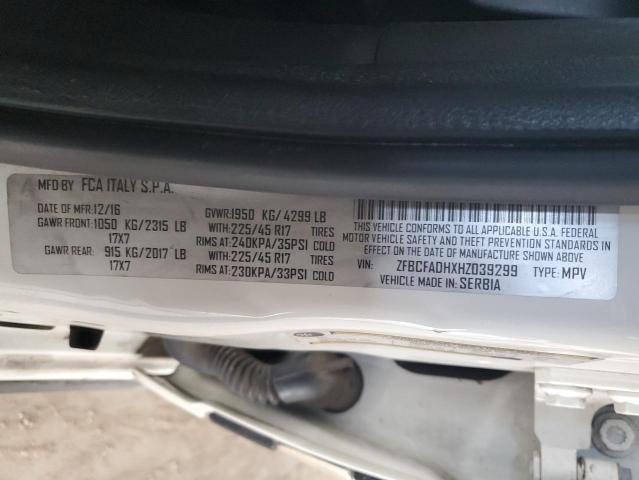 2017 FIAT 500L TREKK ZFBCFADHXHZ039299