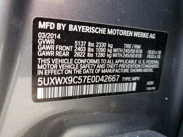 5UXWX9C57E0D42667 2014 BMW X3, photo no. 13