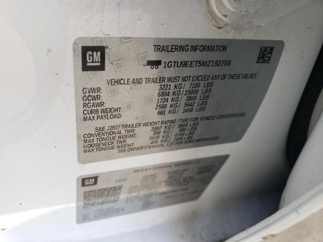 2021 GMC SIERRA K15 - 1GTU9EET5MZ192766