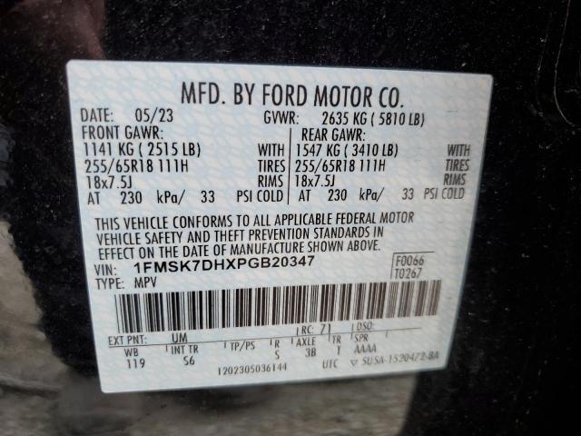 2023 FORD EXPLORER X 1FMSK7DHXPGB20347