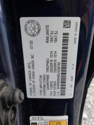 2020 HONDA CR-V TOURI - 2HKRW2H95LH228149