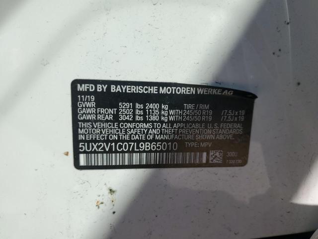 Lot #2428314478 2020 BMW X4 XDRIVE3 salvage car
