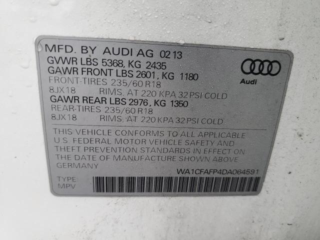 VIN WA1CFAFP4DA064591 2013 Audi Q5, Premium no.13