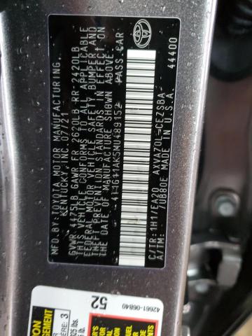 2021 TOYOTA CAMRY SE 4T1G11AK5MU489152