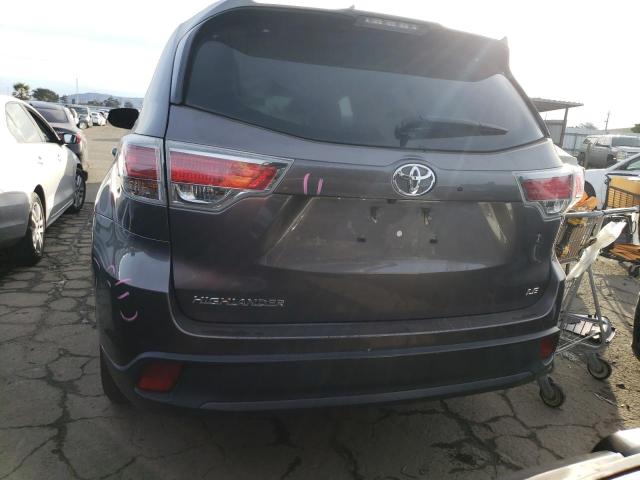 VIN 5TDZKRFH0FS097564 2015 Toyota Highlander, LE no.6