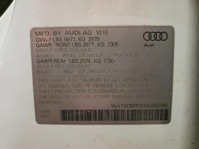 WA1VCBFP0HA068599 2017 AUDI SQ5 - Image 14