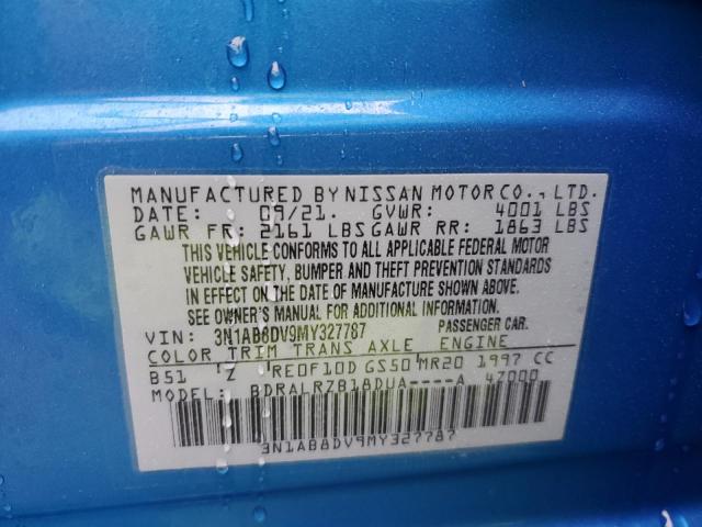 2021 NISSAN SENTRA SR - 3N1AB8DV9MY327787