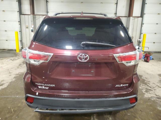 VIN 5TDJKRFH8FS077026 2015 Toyota Highlander, Xle no.6