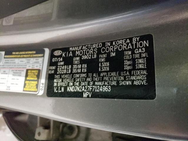 KNDJN2A27F7124963 | 2015 KIA SOUL