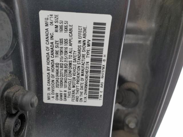 2HKRM4H34EH673174 | 2014 HONDA CR-V LX