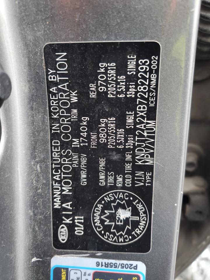 KNDJT2A2XB7282293 2011 Kia Soul +