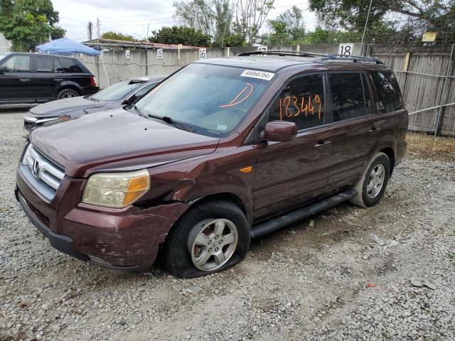 Lot #2459775048 2008 HONDA PILOT EXL salvage car