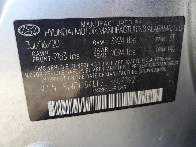 5NPD84LF7LH607392 Hyundai Elantra SE 12