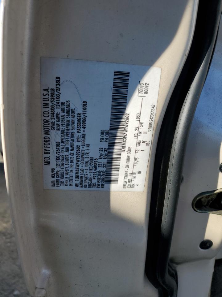 1LNFM83W7WY692602 1998 Lincoln Town Car Cartier 1LNFM83W7WY692602 1998 Lincoln Town Car Cartier