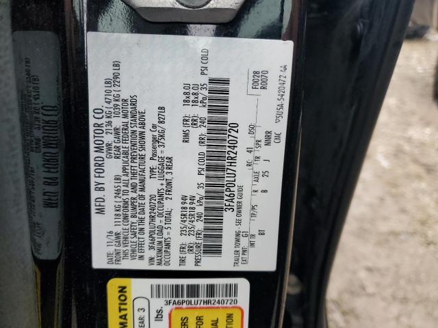 3FA6P0LU7HR240720 2017 FORD FUSION - Image 13