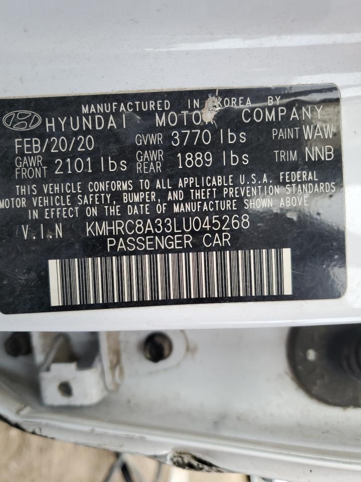 KMHRC8A33LU045268 2020 Hyundai Venue Sel