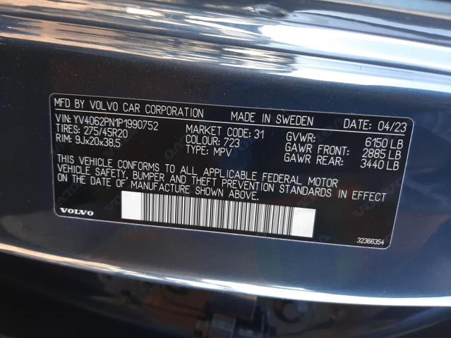 2023 VOLVO XC90 PLUS YV4062PN1P1990752