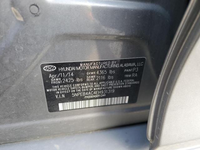 5NPEB4AC4EH931319 | 2014 HYUNDAI SONATA GLS