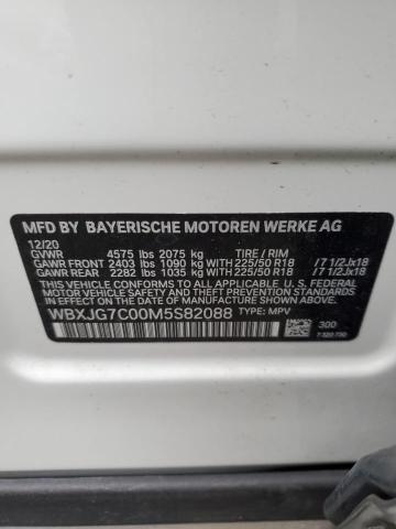 2021 BMW X1 SDRIVE2 WBXJG7C00M5S82088
