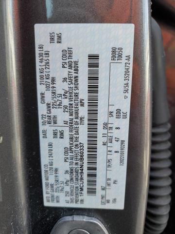 1FMCU9H94NUB60337 2022 FORD ESCAPE - Image 12