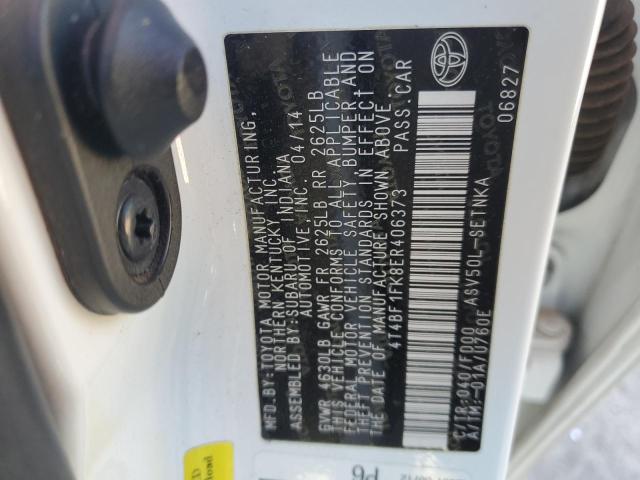 4T4BF1FK8ER406373 | 2014 TOYOTA CAMRY L