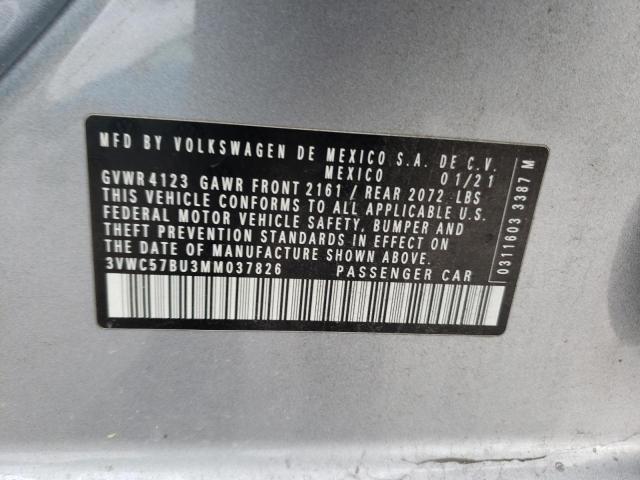 2021 VOLKSWAGEN JETTA S - 3VWC57BU3MM037826