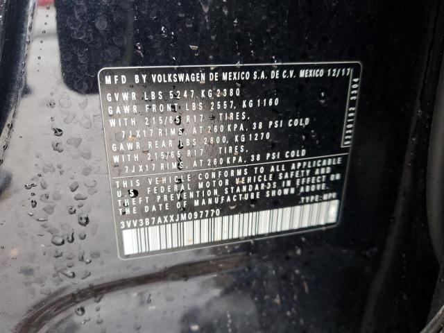 2018 VOLKSWAGEN TIGUAN SE 3VV3B7AXXJM097770