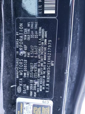2017 KIA SEDONA LX - KNDMB5C1XH6217979