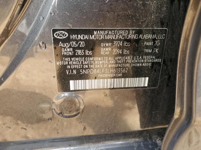 5NPD84LF3LH613562 | 2020 HYUNDAI ELANTRA SE